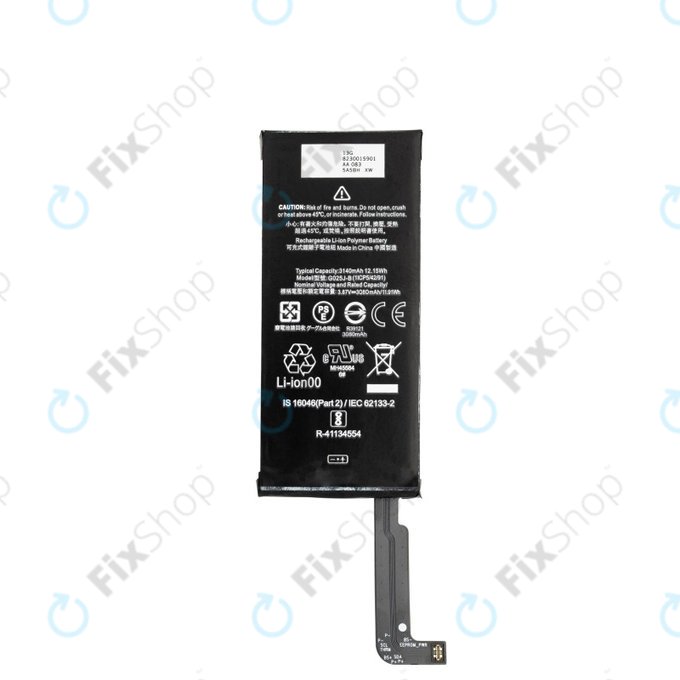 Google Pixel 4a 4G - Battery G025J-B 3140mAh - G823-00159-01 Genuine Service Pack