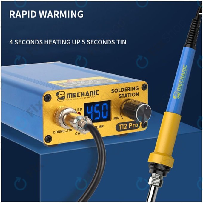 Mechanic T12 Pro - Digital Soldering Station (Blue)
