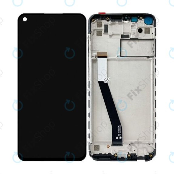 Xiaomi Redmi Note 9 - LCD Display + Touch Screen + Frame (Black) TFT