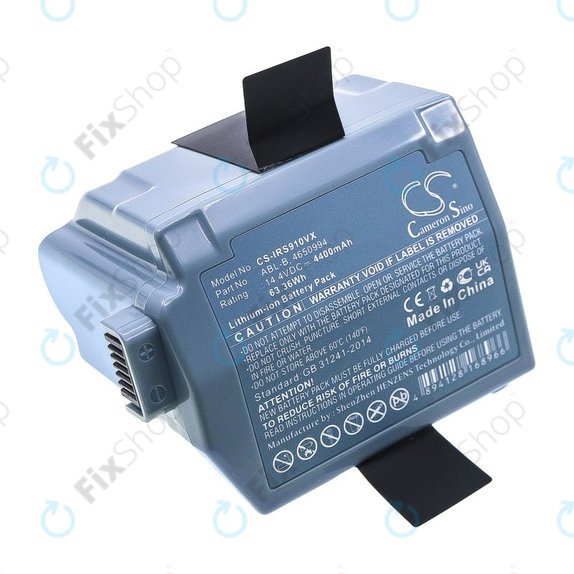 Battery for iRobot Roomba S9, S9+, 4400mAh, Li-Ion, 14.4V, ABL-B, HQ
