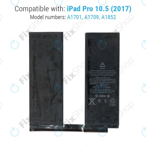Battery for iPad Pro 10.5" (2017), 8134mAh
