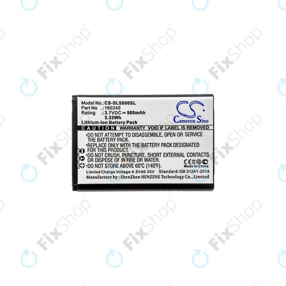 Battery for Steelseries 61298rx, Siberia 840, 900mAh, Li-Ion, 3.7V, 160240, HQ