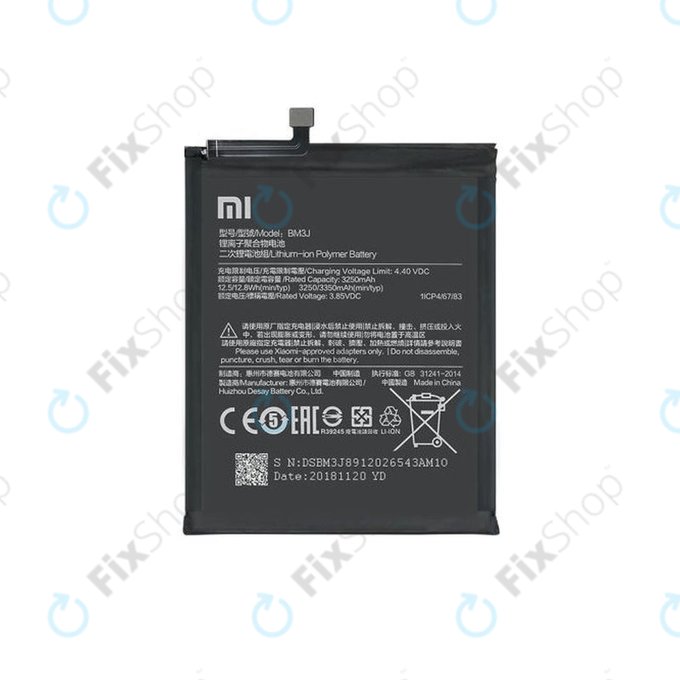 Xiaomi Mi 8 Lite - Battery BM3J 3350mAh - 46BM3JA02018 Genuine Service Pack