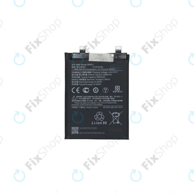 Xiaomi Redmi Note 13 Pro+ 23090RA98C - Battery BM5U 5000mAh - 1330103000037B Genuine Service Pack