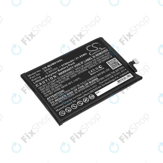 Xiaomi Redmi 9T - Battery BN62 5700mAh HQ