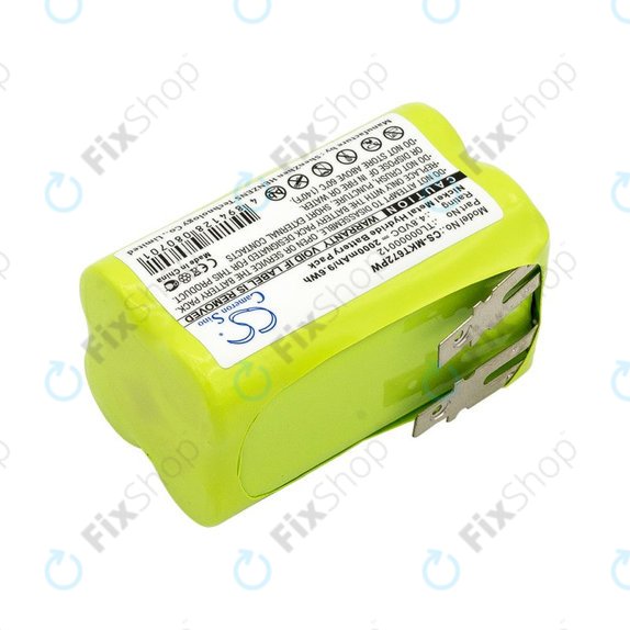 Battery for Makita 6722D, 6723DW, 2000mAh, Ni-MH, 4.8V, TL00000012, HQ