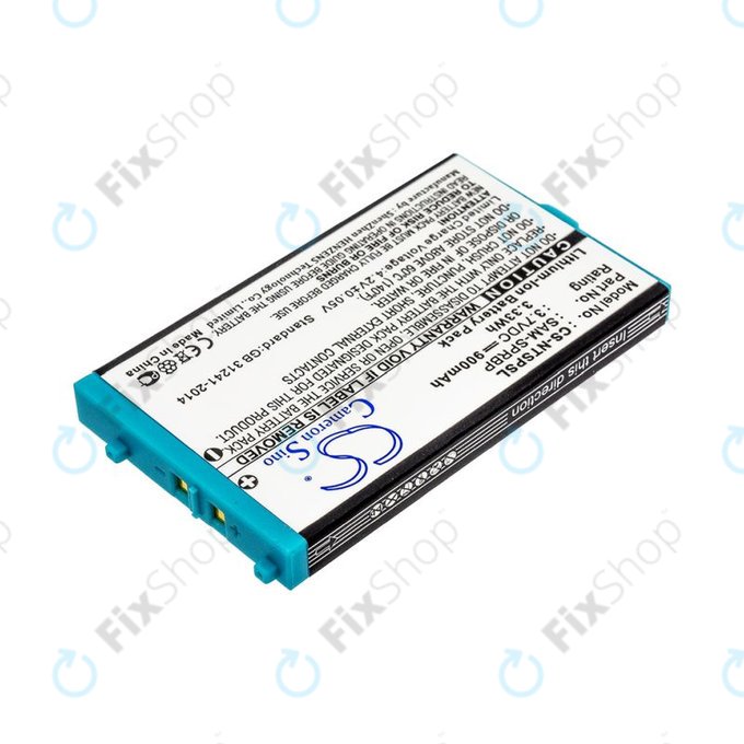 Battery for Nintendo Advance SP, AGS, 900mAh, Li-Ion, 3.7V, SAM-SPRBP, HQ
