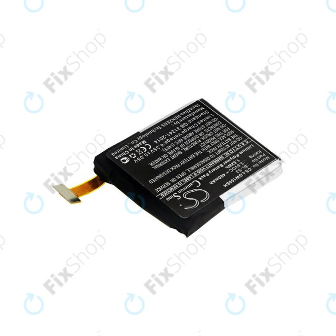 Battery for LG W150, LG Watch Urbane, 400mAh, Li-Pol, 3.8V, BL-S3, HQ