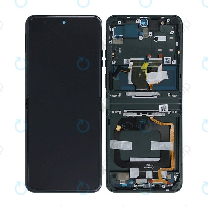 Motorola Razr 40 - LCD Display + Touch Screen + Frame (Sage Green) - 5D68C22834 Genuine Service Pack