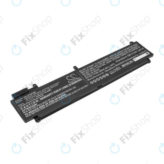 Battery for Lenovo ThinkPad T460s, T470s, 2000mAh, Li-Pol, 11.4V, 00HW022, HQ