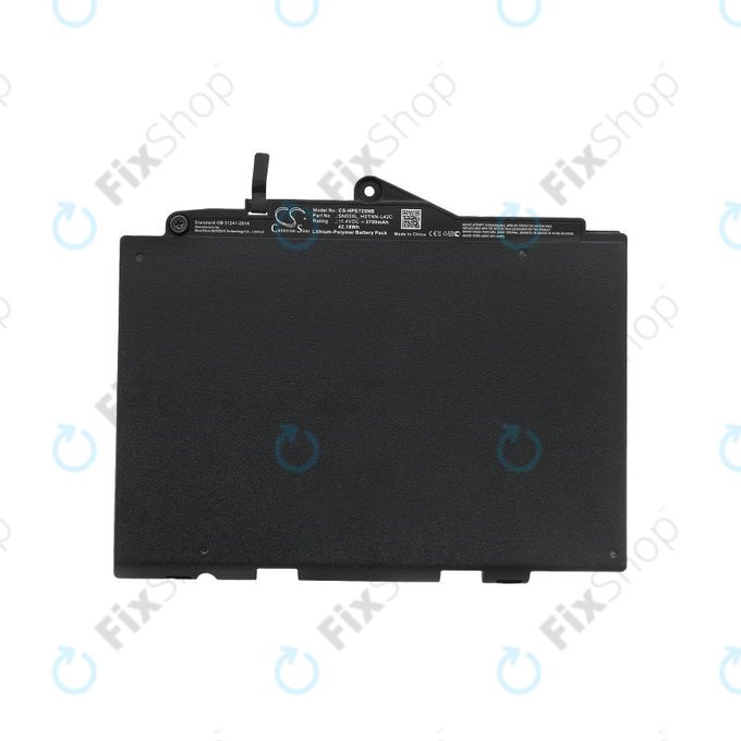 Battery for HP Elitebook 725 G3, 3700mAh, Li-Pol, 11.4V, 800232-241, HQ