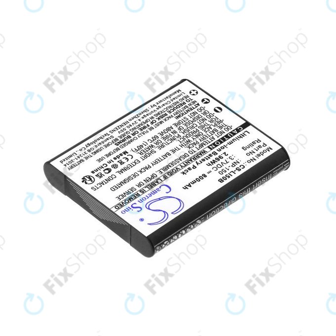 Battery for Olympus MJU, Casio Exilim, Kodak PIXPRO, 800mAh, Li-Ion, 3.7V, NP-150, HQ