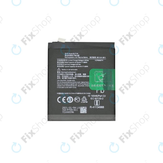 OnePlus 8 Pro - Battery BLP759 4510mAh