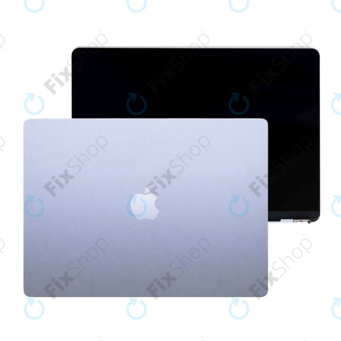 LCD display for MacBook Air 15", A3241 (2025), with front glass and cover, Sky Blue, 661-50132, Genuine Apple