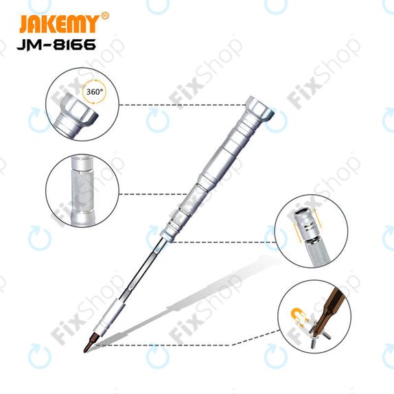 Jakemy JM-8166 - Multifunctional Screwdriver Toolkit 61in1
