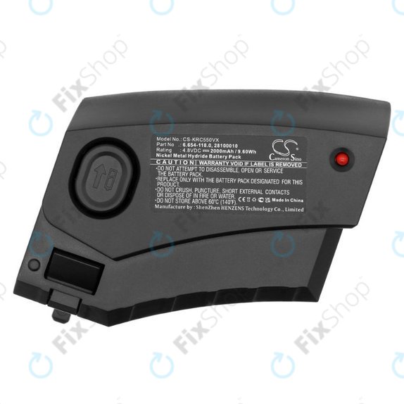 Kärcher KC55 - Battery 6.654-118.0, 28100010 Ni-MH 4.8V 2000mAh HQ