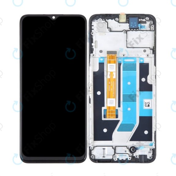 Oppo A78 - LCD Display + Touch Screen + Frame (Black) TFT
