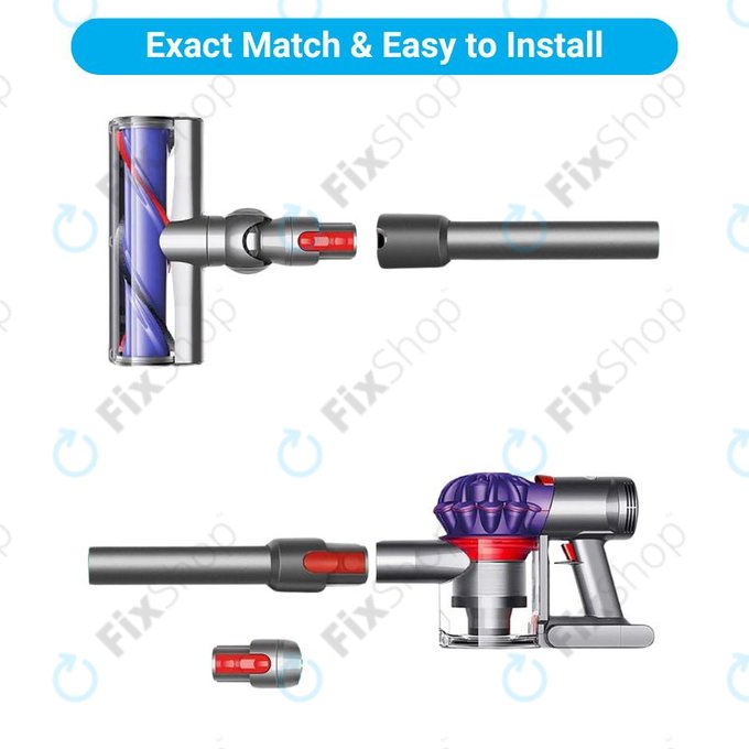Dyson V-series, Outsize - Suction Tube (Silver)