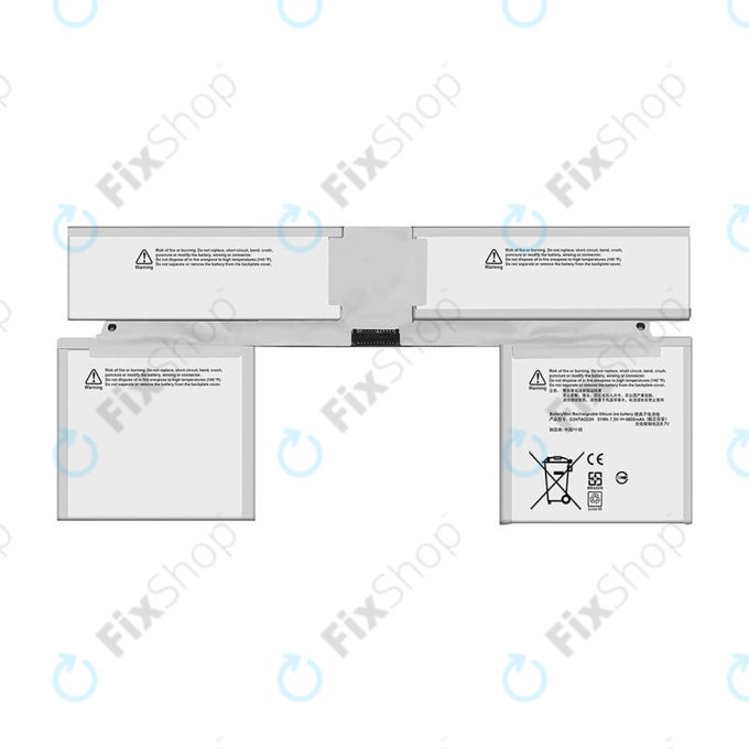 Microsoft Surface Book 2 - Battery G3HTA021H, G3HTA023H, G3HTA024H, G3HTA048H 6800mAh