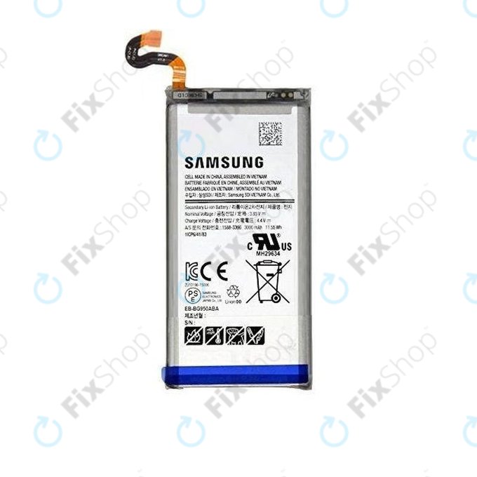 Samsung Galaxy S8 G950F - Battery EB-BG950ABE 3000mAh - GH43-04729A, GH82-14642A Genuine Service Pack