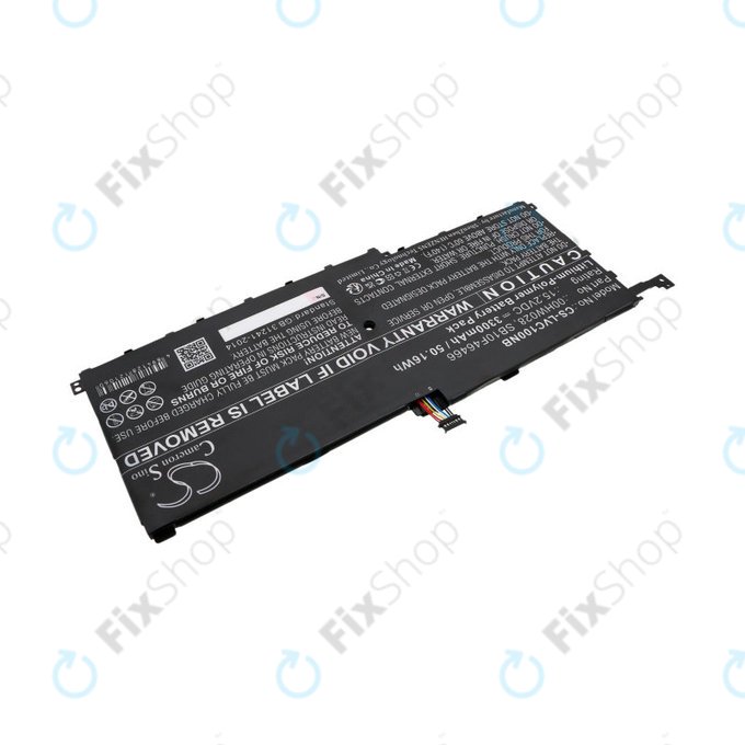 Battery for Lenovo X1, 3300mAh, Li-Pol, 15.2V, 00HW028, HQ