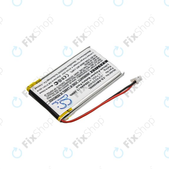 Battery for Sena SMH-5, 350mAh, Li-Pol, 3.7V, ICP40/25/40P, HQ