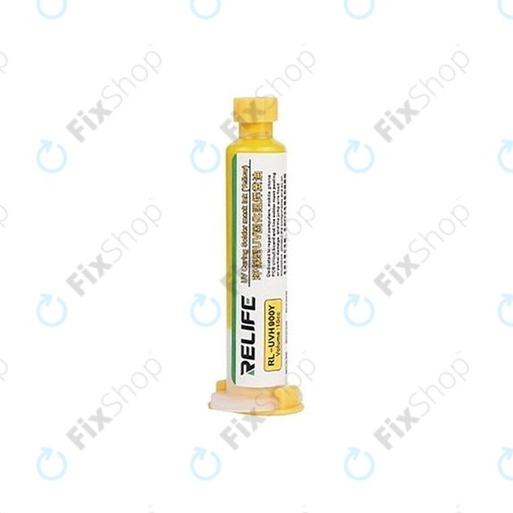 Relife RL-UVH900Y - UV Curable Solder Mask - 10ml (Yellow)