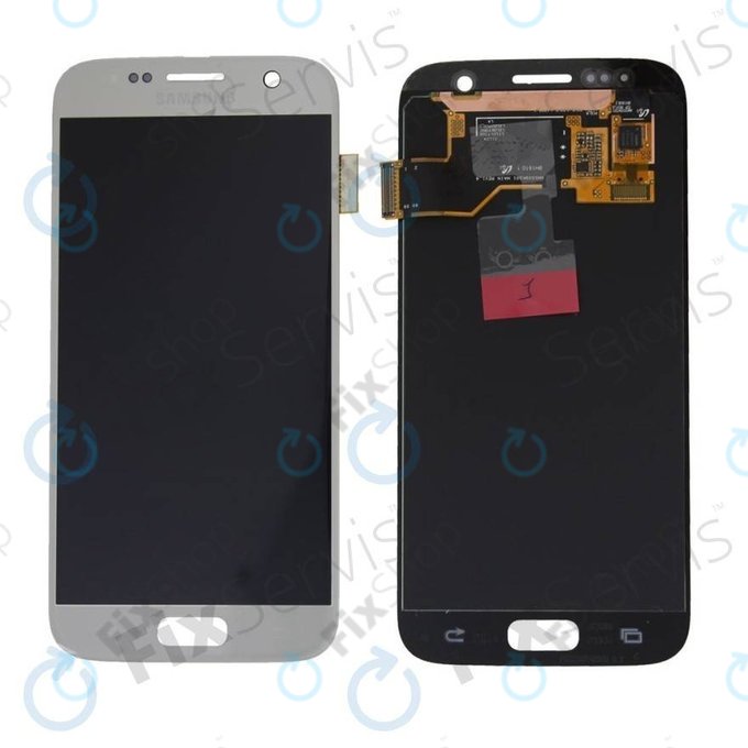 Samsung Galaxy S7 G930F - LCD Display + Touch Screen (Black) - GH97-18523A, GH97-18761A, GH97-18757A Genuine Service Pack