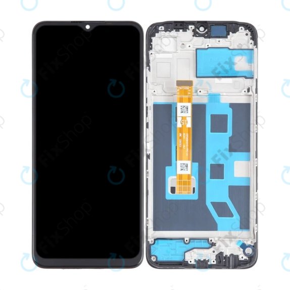Oppo A17 - LCD Display + Touch Screen + Frame (Midnight Black) TFT