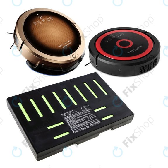 Battery for Proscenic 902 Nono, Pro Coco, Robojet Air, 2500mAh, Ni-MH, 14.4V, E718074, HQ