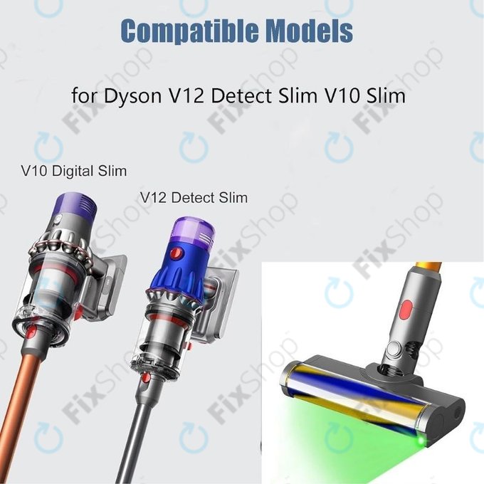 Dyson V12 - Floor Head with LED Green Light