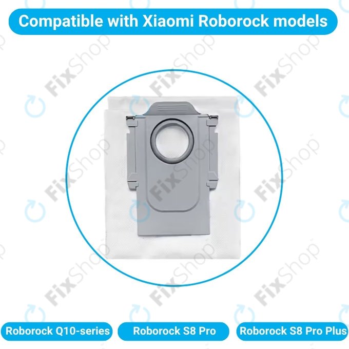 Dust Bag, 4pcs for Xiaomi Roborock Q10-series, S8 Pro, S8 Pro Plus