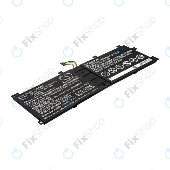 Battery for Lenovo IdeaPad Miix 510, Miix520, Miix 5 Pro, 4850mAh, Li-Pol, 7.68V, 2ICP5/70/106, HQ