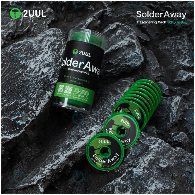 Desoldering Wick, Solder Vampire, 2UUL DW11, 10 rolls/Box