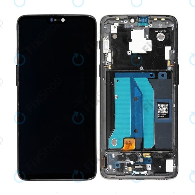 OnePlus 6 - LCD Display + Touch Screen + Frame (Midnight Black) TFT