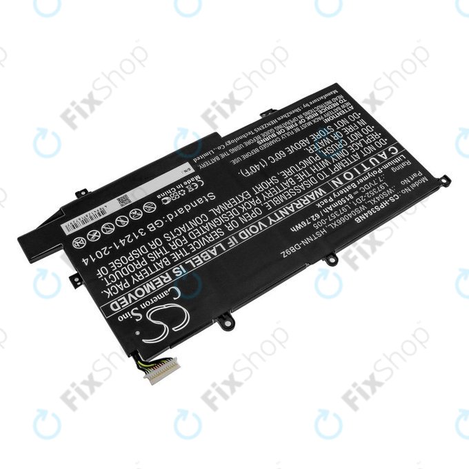 Battery for HP Spectre X360 14-EA0002NI, X360 14-EA0002NX, 8150mAh, Li-Pol, 7.7V, WS04XL, HQ