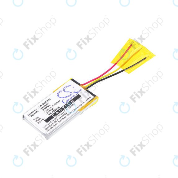 Battery for Bose QC20, 240mAh, Li-Pol, 3.7V, PR-452035, HQ