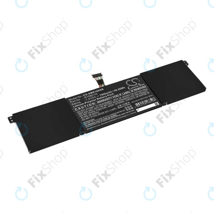 Battery for Xiaomi Mi Pro 15.6 i3, i5, i6, 7800mAh, Li-Pol, 7.6V, R15B01W, HQ