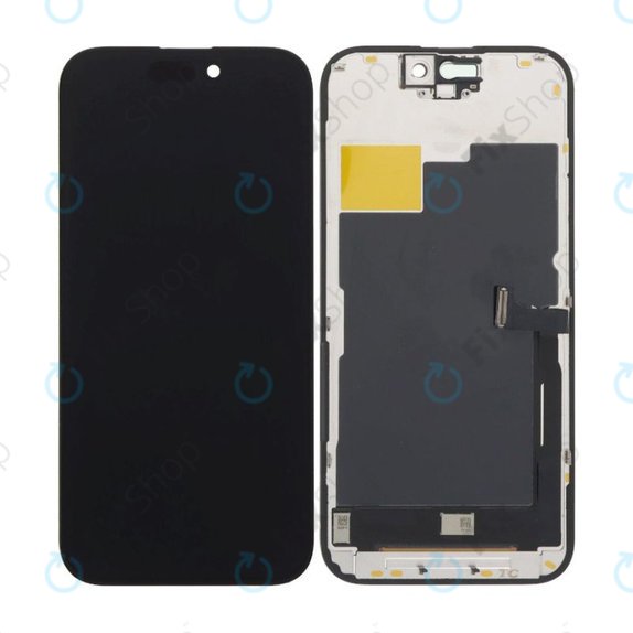 Display In-Cell FHD for iPhone 15 Pro, Touch Screen with Frame, FixPremium