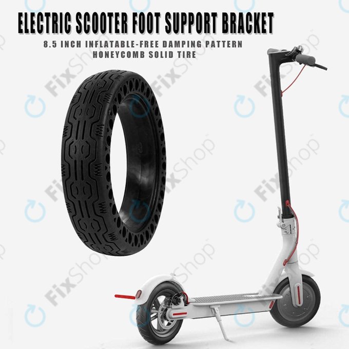 Xiaomi Mi Electric Scooter 1S, 2 M365, Essential, Pro, Pro 2 - Durable Full Tubeless Tire (Type 2) (Black)