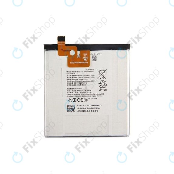 Lenovo VIBE Z2 - Battery BL230 3000mAh