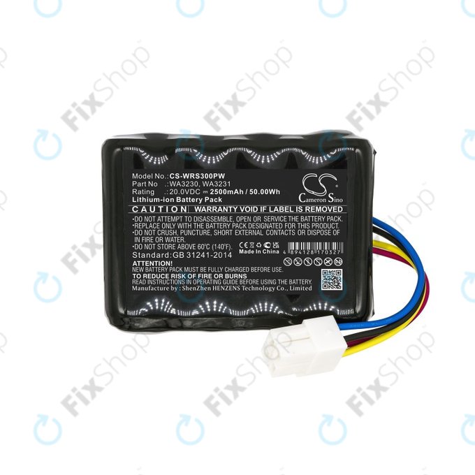 Worx Landroid S-series, WR-series - Battery 50032492, 50032774, WA3230, WA3231 2500mAh HQ