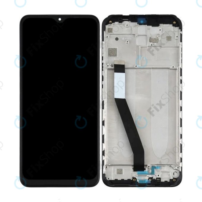 Xiaomi Redmi 9 - LCD Display + Touch Screen + Frame (Black) TFT