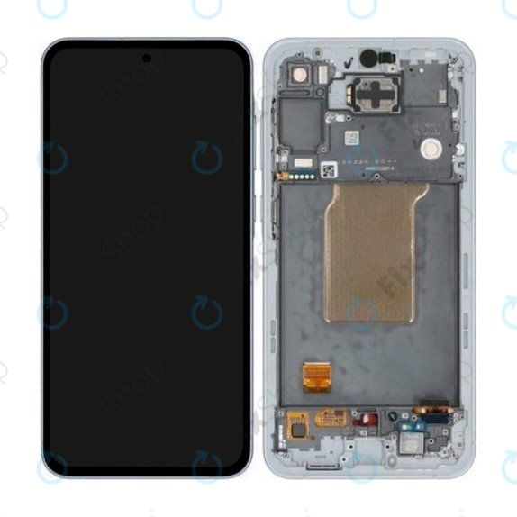 Samsung Galaxy A55 A556B - LCD Display + Touch Screen + Frame (Awesome Iceblue) OLED