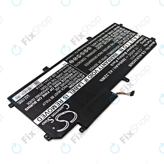 Battery for Asus Zenbook UX305, 3800mAh, Li-Pol, 11.4V, C31N1411, HQ