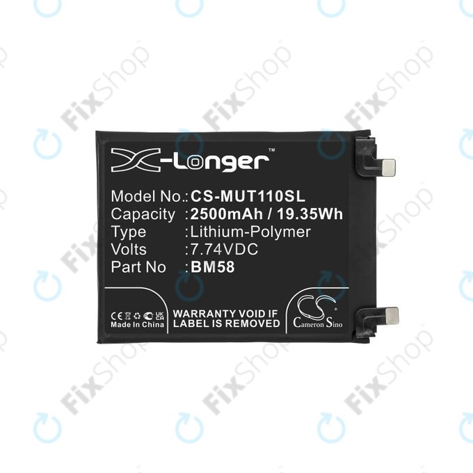 Xiaomi 11T Pro - Battery BM58 2500mAh HQ