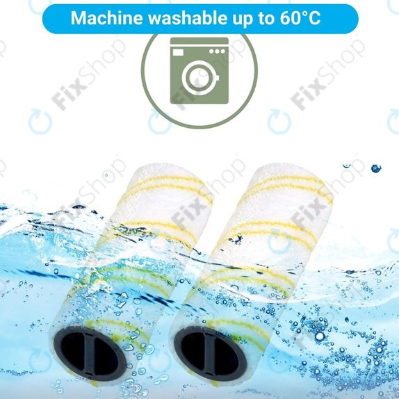 Kärcher FC 3, FC 5, FC 7 - Multi-Surface Roller Set (Yellow)