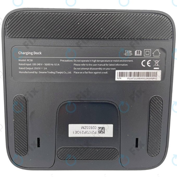 Charging dock for Xiaomi Robot Vacuum S10+, Mop 2 Ultra, Dreame D10s, D9 Max, F9