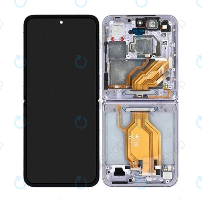 Xiaomi Mix Flip 2405CPX3DC - LCD Display + Touch Screen + Frame (Purple) - 560003000N800 Genuine Service Pack