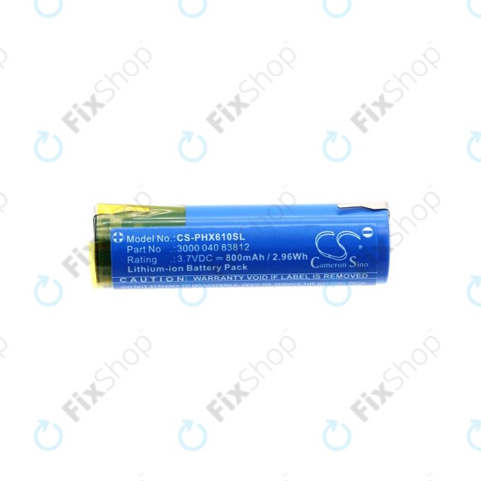 Battery for Oral-B Genius X, Philips HX6100 Series, 800mAh, Li-Ion, 3.7V, 3000 040 83812, HQ